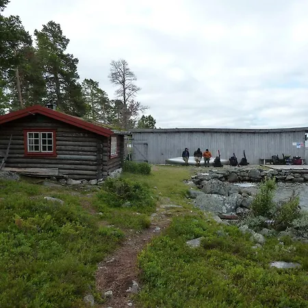Family By The At Haugen, Femundsmarka *
